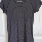 Lululemon Black And White Stripped  Swiftly Tech Photo 0