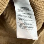 Ralph Lauren  LRL Sweater Womens Medium Tan Waffle Knit Cowl Neck Classic Cozy Photo 5