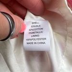 Lilly Pulitzer  Pink White Strapless Silk Blend Sheath Dress Brocade Jacquard 6 Photo 6