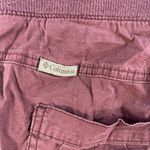 Columbia Vtg  Sz 4 Omni-Shade Sports Shorts Cut Off Mid Rise Women’s Maroon Photo 12