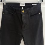 frame denim Frame Le High Flared Coated Jeans Black women’s denim size 31 Photo 5