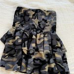 Stylish Camouflage Skirt Black Photo 2