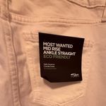 Silver Jeans  Co. Most Wanted Mid‎ Rise Ankle Straight White Jeans nwt Photo 5