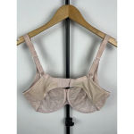 Chantelle  Baby Pink Sheer Lace Wired Bra Size 34DDD 3582‎ Photo 2