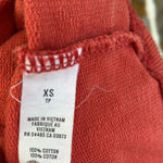 Aerie Lightweight Coral 1/4 Zip Hoodie Hooded Sweatshirt Hoody Distressed Photo 8