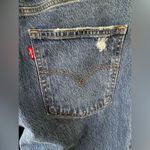 Levi's 70s Inspired High Rise Slim Fit Medium Wash Raw Edge Flare Denim Jeans 28 Photo 7