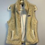 Patagonia Vest El Cap Khaki Women's Los Gatos Fleece Full Zip Vest Sz L EUC Photo 2