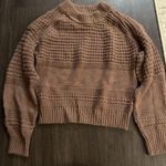 Universal Threads Universal Thread Textured Brown Sweater Photo 0