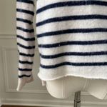 Atm Cashmere Color Blocked Stripe Crew Neck Sweater S Photo 5