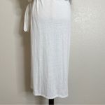 Free People Beach White Tie Waist Midi Dress, Sz Small Photo 9