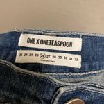 One Teaspoon One X  Rare Embroidered Jean Shorts Size 26. Photo 3