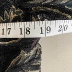 Chico's Dark Academia Artsy Boho Grunge Jacket sz 0 Sm Black Embroidered Lined Photo 9