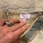 Pink Lily  Faux Leather Skort Skirt Tie Front Size Small Tan‎ Womens Shorts Photo 3