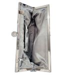 Nina  Women's Pleated Metallic Frame Clutch
Evening Clutch Shoulder purse Photo 10