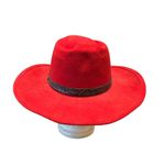 Vintage Little Joe Wool Cowboy Hat Red Made in‎ USA WPL 5923 Size Medium Photo 3