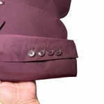 Body by Victoria Womens Tailored Blazer Burgundy Size 4 Quiet Luxury Workwear Red Photo 4