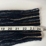 Nic+Zoe  Womens Cardigan Sweater L Blue Striped Button Front Cotton Blend NWT Photo 6