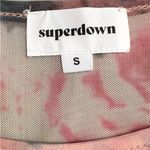 superdown NWT Floral Simona Sheer Top - Pink and Blue Photo 9