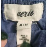 Aerie Floral Drawstring Shorts Blue Yellow White Medium M Summer Cute Photo 1