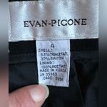 Evan Picone Black Vintage Dress Pants. High Waisted  Pleated In Front Lined Sz 4 Photo 3