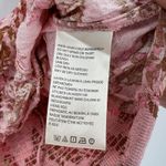 Free People Hilary Floral Cropped Long Sleeves Top Pink Combo Blouse Size Small Photo 9