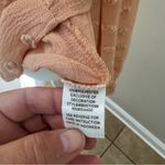 Blu Pepper  Anthropologie chiffon crochet flowy boho top salmon neutral sheer Photo 5