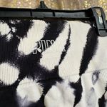 PINK - Victoria's Secret  Black White Tie Dye Seamless Leggings Med NWOT Photo 4