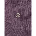Lululemon Merino Wool Sweater Purple Women'sSize 8 Thumbhole Knit Pullover Photo 8