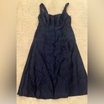 Alfred Sung NEW D826 Sleeveless Square-Neck A Line Gown w Pockets navy sz 24 w Photo 6