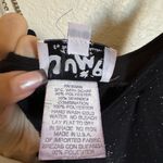 Jump Vintage 90s Y2K  Star Sequins Embellished Maxi Dress Gown Sz L Black Sparkly Photo 4