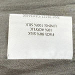 Eileen Fisher Mirage Crinkle Silk 3/4 Sleeve Jacquard Blazer Jacket Gray 1X Photo 4