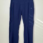 Jaanuu ULTRAsoft Scrub Yoga Pants XS 5 Pockets Mid-Rise Medical Nurse Navy Photo 0