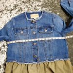 Anthropologie  Pilcro Flounce Denim Jacket Photo 6