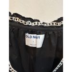 Old Navy  Black Embroidered‎ Peasant Dress Short Sleeve Summer Casual Cute L Photo 4