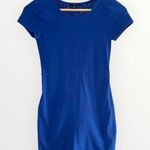 Talula ARITZIA Lace Open Back Bodycon Mini Dress in Electric Blue, Small Photo 0
