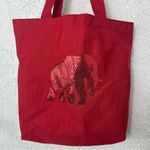 Banana Republic  Sequined Lucky Red Elephant Nylon Tote Bag Photo 1