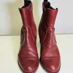 Marc by Marc Jacobs Red Pull On Ankle Booties Heels Women’s Size 39/8.5 Photo 2