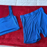 SKIMS  Set Soft Lounge Tank & Boxer Cobalt Photo 0