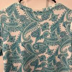 Studio Works Size Medium Paisley Print Short Sleeve Top Photo 1