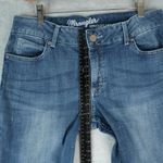 Wrangler  Jeans Womens 11/32 Blue Denim Mid RIse Straight Leg Western Stretch Photo 5