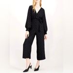 Maison Jules  Elegant Black Jumpsuit‎ with Red Accents Photo 1