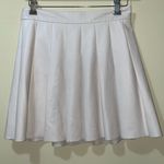 Womens Sunday Best Olive Skirt Pleated Vegan Leather Size 4 Photo 0