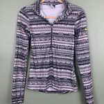 Nike Pro Dri Fit Quarter Zip Striped Pullover XS Photo 1