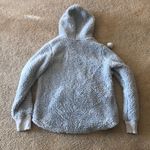 Adorable Baby Blue Plush Hoodie Sweater Photo 5