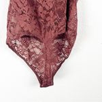 Free People INTIMATELY  Double Dare Chocolate Lace Corset Thong Bodysuit Size XS Photo 9