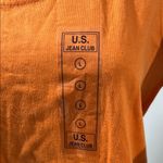 US JEAN CLUB Sleeveless Tank Top Orange Size L Photo 2