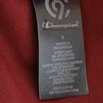 Champion  Sweatshirt Women's Size Small Burgundy Quarter Zip Sweater Gorpcore Photo 3