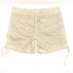 Candie's Vintage Candie’s Women’s White Cargo Shorts Adjustable Drawstring Hem Size XL Photo 2