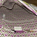 Vera Bradley Portobello Road Large Saddle Up Purple Green Gray Crossbody Bag Photo 7