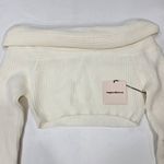superdown  Lyla Crop Sweater in White Photo 3